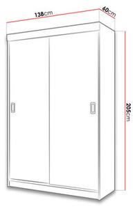Dulap de haine Island III (alb + grafit + antracit). 1122274