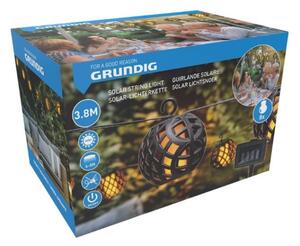Lanț LED solar 3,8m 8xLED/1,2V