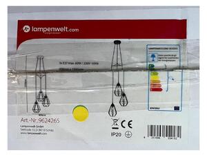 Lustră pe cablu ELDA 3xE27/60W/230V Lampenwelt