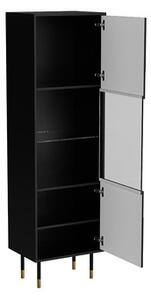Vitrină Mediana 54 (negru + auriu). 1122533