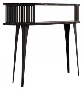Măsuță consolă Mezanoa (negru + Pietra grigia). 1122654