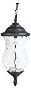 Candelabru LED exterior MARSYLIA, suspendat pe lanț, 3 x 3 W, 230 V, negru