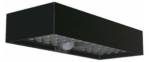 Aplică LED solară cu senzor LED/6W/3,7V IP65 4000K negru