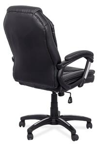 Scaun ergonomic de birou din piele ecologica OFF 356 negru