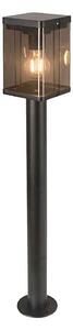 Lampă solară LED exterior cu senzor, 2,5W, 3,7V, 3000K, IP54, 2000 mAh, negru