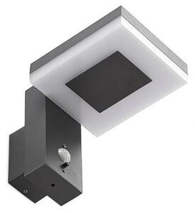 LED lampă solară de perete exterior cu senzor LED/5,5W/3,7V 3000K IP54
