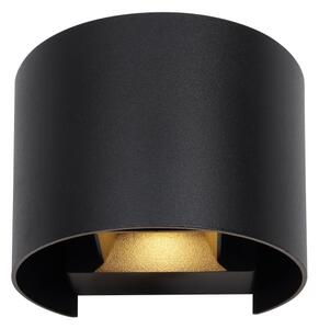 Aplică LED de exterior VERONIKA 2xLED/3W/230V IP44 negru Globo 34168RB