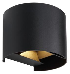Aplică LED de exterior VERONIKA 2xLED/3W/230V IP44 negru Globo 34168RB