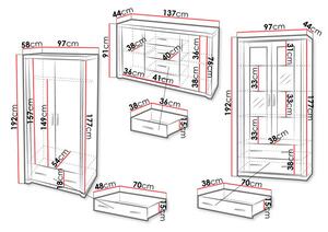 Mobilier living Xena IV (sonoma). 1123253