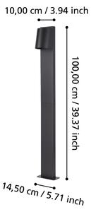 Lampă LED de exterior STAGNONE 1xGU10/4,6W/230V IP54 Eglo 900692