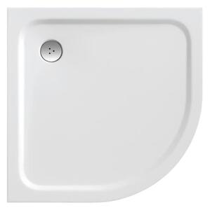 Ravak Elipso Pro cădiță de duș semirotundă 90x90 cm alb XA247701010