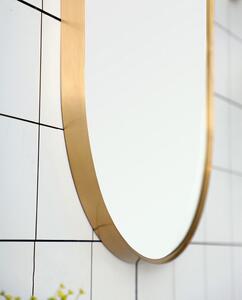 Oglindă Baie LED și Dezaburire Elit's Premium cu Senzor Touch, Lumina Rece, Caldă și Neutră, 60x80cm, cu rama Bronz Antichizat