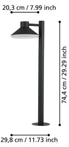 Lampă LED de exterior NINNARELLA 1xGU10/4,6W/230V IP44 Eglo 900689