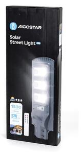 Aigostar - Lampadar LED stradal solar cu senzor LED/150W/3,2V IP65 6500K + Telecomandă