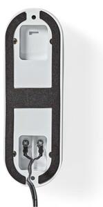 Nedis WIFICDP40CWT - Sonerie video wireless Full HD 1536p Wi-Fi IP65