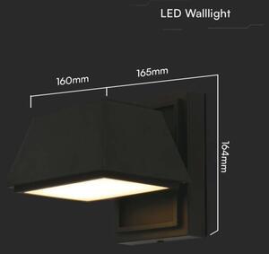 Aplică LED de exterior LED/15W/230V IP65 4000K negru