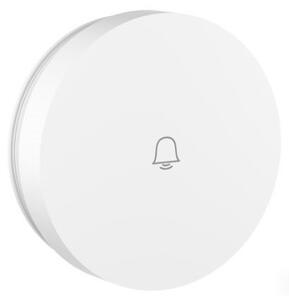 Buton de sonerie fără fir de rezervă IP55 Wi-Fi Tuya alb Immax NEO 07780L