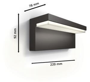 Aplică LED de exterior Philips BUSTAN LED/3,8W/230V 4000K IP44