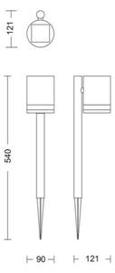 Philips - Lampă solară LED FYCE 1,5W 3,7V 1200mAh IP44