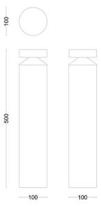 Lampă LED de exterior Philips LAVEN LED/6W/230V 4000K IP44