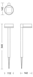 Philips VYNCE LED lampă solară 1,5W 3,7V 1500mAh IP44