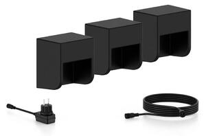 SET 3x aplică LED de exterior Philips GRITS LED/1,5W/24/230V IP44