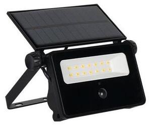 Proiector solar LED cu senzor, 30 W, 5,5 V, 3000 mAh, IP54