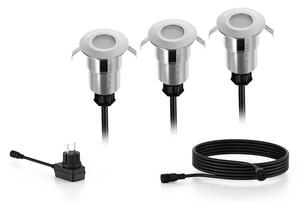 SET 3x corp de iluminat LED încastrat de exterior Philips SPORE LED/1W/24/230V IP67