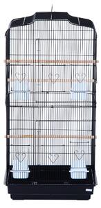 PawHut Colivie pentru Păsări din fier cu Tavă 47,5x36x91 cm | AOSOM RO
