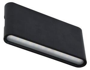Aplică LED de exterior Ecolite ZFP12-CR BRICK 2xLED/6W/230V IP65 negru