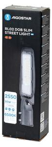 Aigostar - Lampă LED stradală SLIM, 30W, 230V, 6500K, IP65