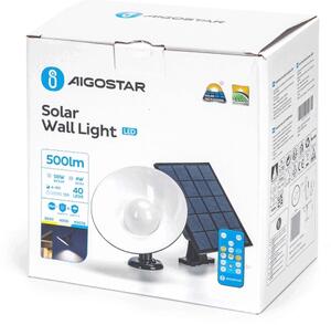 Aplică LED solară Aigostar LED/3,2V 3000K/4000K/6500K IP65 + telecomandă