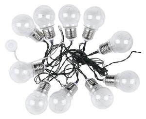 Șir solar LED 10xLED/1W/1,2V 1xAA 2 m IP44 3000K 300 mAh