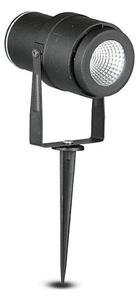 Lampă LED de exterior LED/12W/100-240V IP65 negru, lumină verde