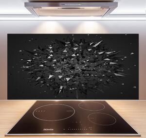 Panou sticlă decorativa bucătărie 3D Abstracție