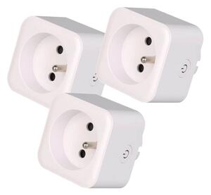 Immax NEO 07786C - Set de 3 prize inteligente NEO LITE 3680W/230V/16A Tuya