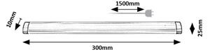 Corp de iluminat LED dimabil pentru corpuri de bucătărie Rabalux 78036 LENDVA LED/3W/230V 4000K