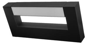 Aplică LED de exterior 2xLED/4W/230V IP54 30 cm negru