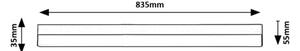 Corp de iluminat LED pentru corpuri de bucătărie Rabalux 78050 BAND LED/20W/230V 4000K alb