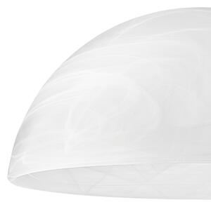 Abajur de rezervă din sticlă E27 130x300 mm alb