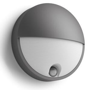 Aplică LED de exterior cu senzor CAPRICORN LED/6W IP44 Philips 16456/93/16