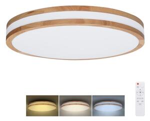 Solight WO8007 - Lampă LED WOODY 48W/230V 3000-6500K pr. 38 cm + DO