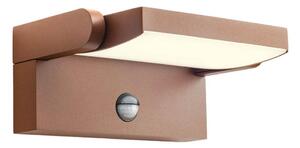 Redo 90588 - Corp de iluminat exterior LED cu senzor FLIP, 20 W, 230 V, 3000 K, IP54, maro