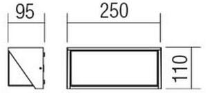 Aplică LED de exterior Redo 90237 SPECTRA LED/16W/230V 3000K IP54 alb