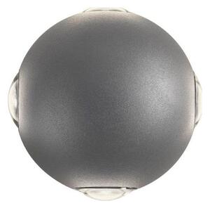 Aplică LED de exterior Redo 90500 MILESTONE 4xLED/3W/230V IP54 antracit