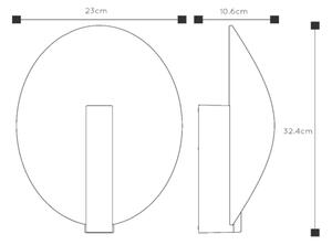 Aplică LED de exterior Lucide 27818/09/30 LAREDO LED/9W/230V IP54 negru