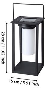 Lampă LED solară de masă Eglo 901089 USIGNI LED/3,3W/3,7V IP44