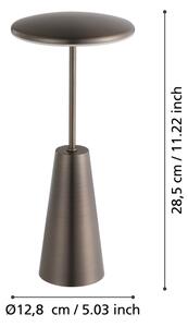 Lampă LED dimabilă de exterior Eglo 900924 PICCOLA 2,8W/5V 5200mAh IP54 bej