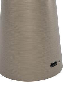 Lampă LED dimabilă de exterior Eglo 900924 PICCOLA 2,8W/5V 5200mAh IP54 bej