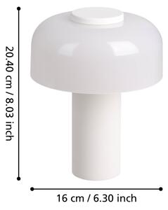 Lampă LED dimabilă de exterior Eglo 900982 PONENTE 2,25W/5V 2600mAh IP44 alb